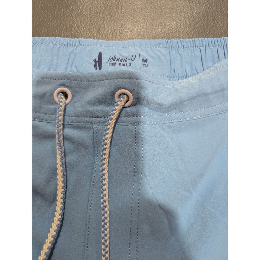 Johnnie-O Mens Blue Orange Colorblock Board Shorts Swim Trunks Size Medium BNWT
